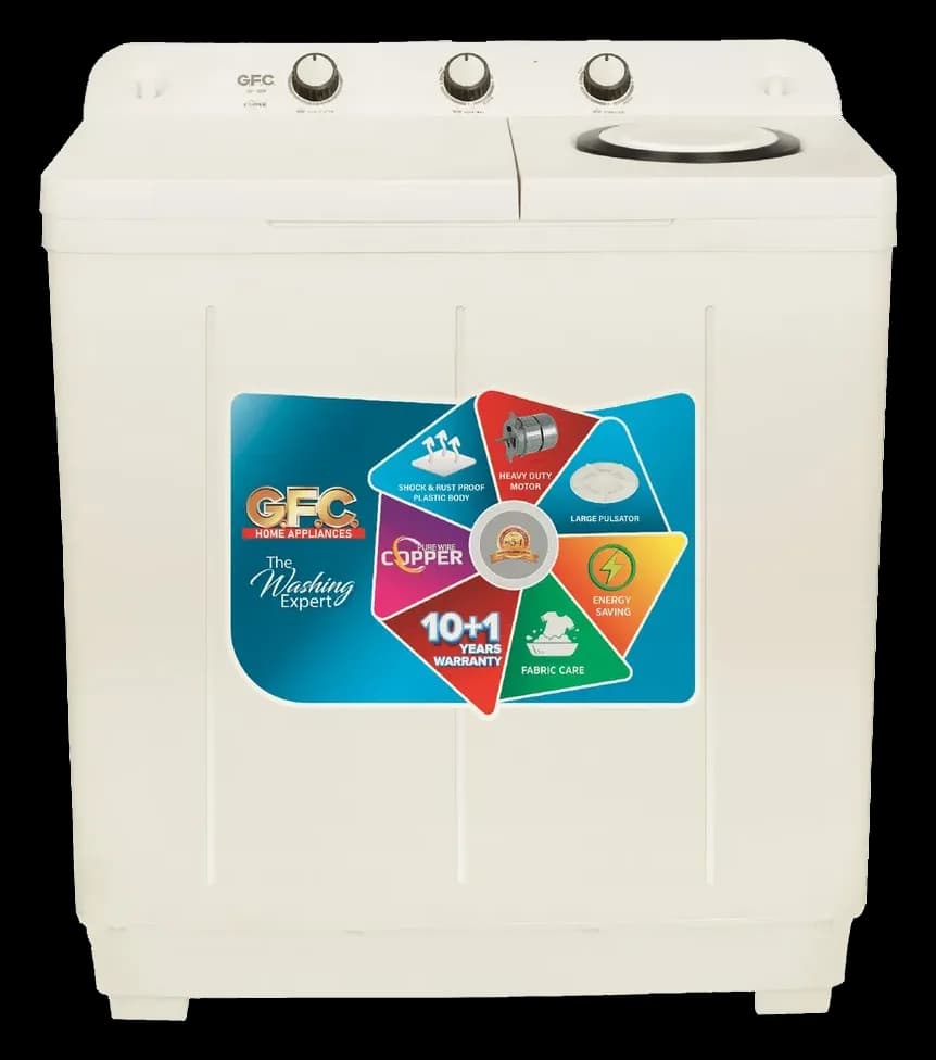 GF-1100 Twin Tub Washer & Dryer Machine Break System (Copper)