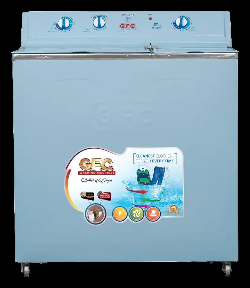 GF-255 Twin Tub Washer & Dryer Machine Metal