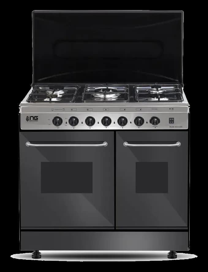 NasGas ECO-534 Cooking Range - 5 Burner Double Door